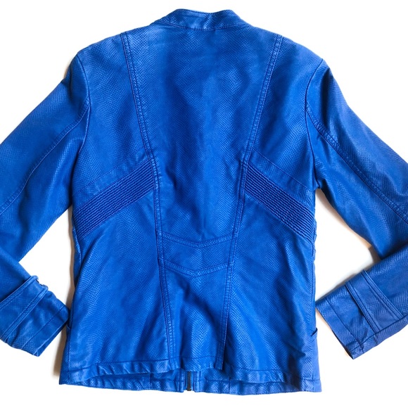 Cleo | Vegan Leather Moto Jacket NWT - Picture 4 of 16